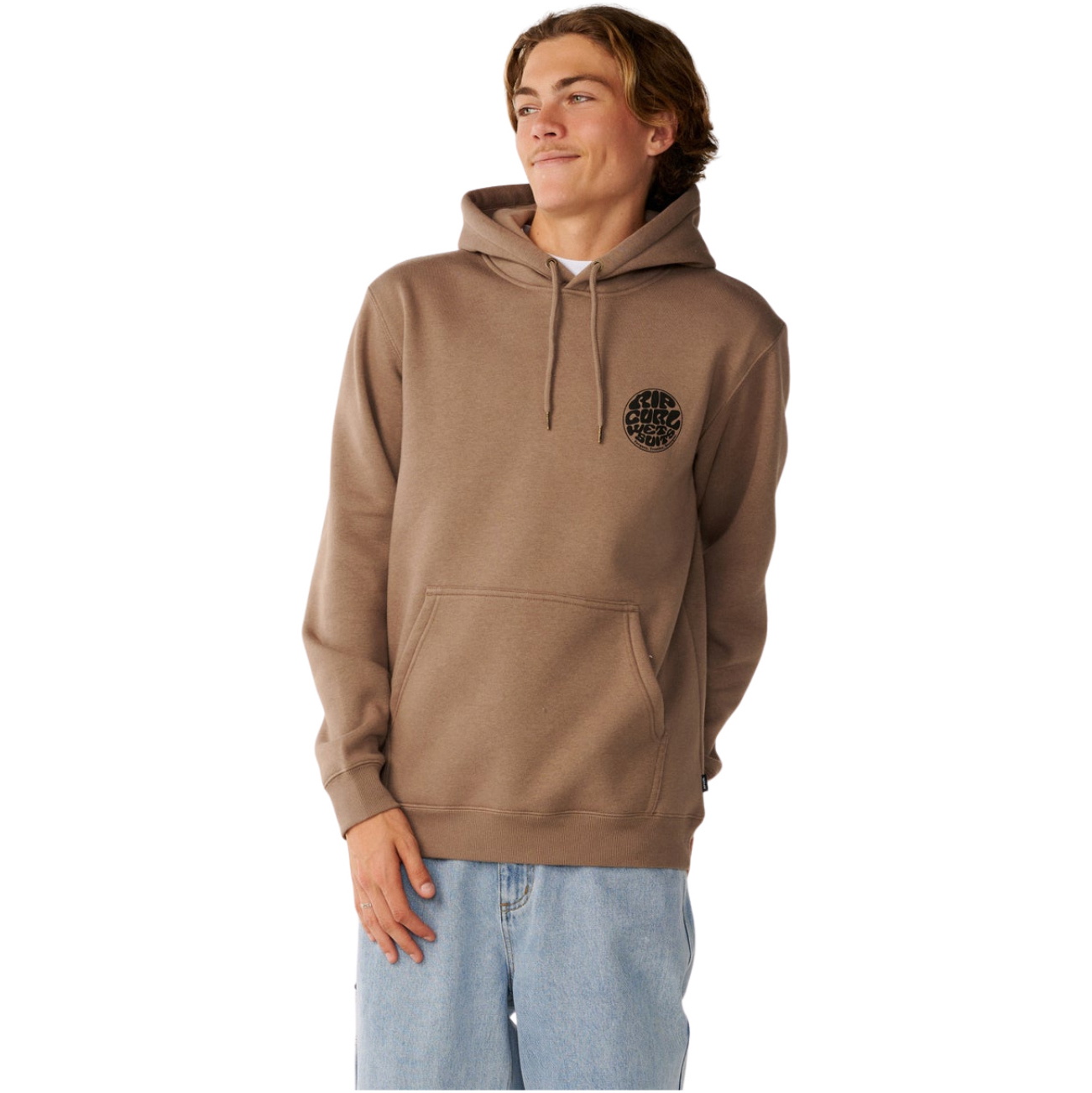 2026 Rip Curl Heren Wetsuit Icoon Hoodie CFEGM9 - Walnut